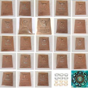 🍏50% OFF/3+...3-pc Link Chain Zodiac Necklaces